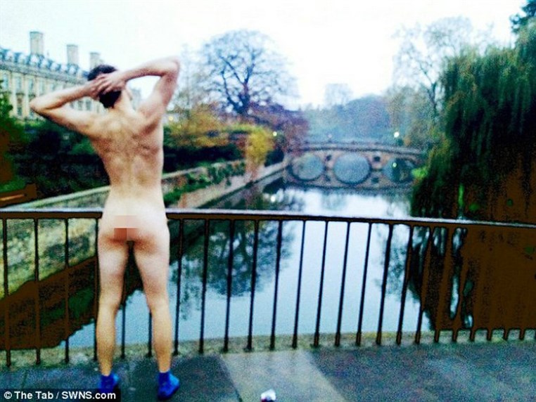 Cambridge University students bare their bottoms for controversial Best Bums contest